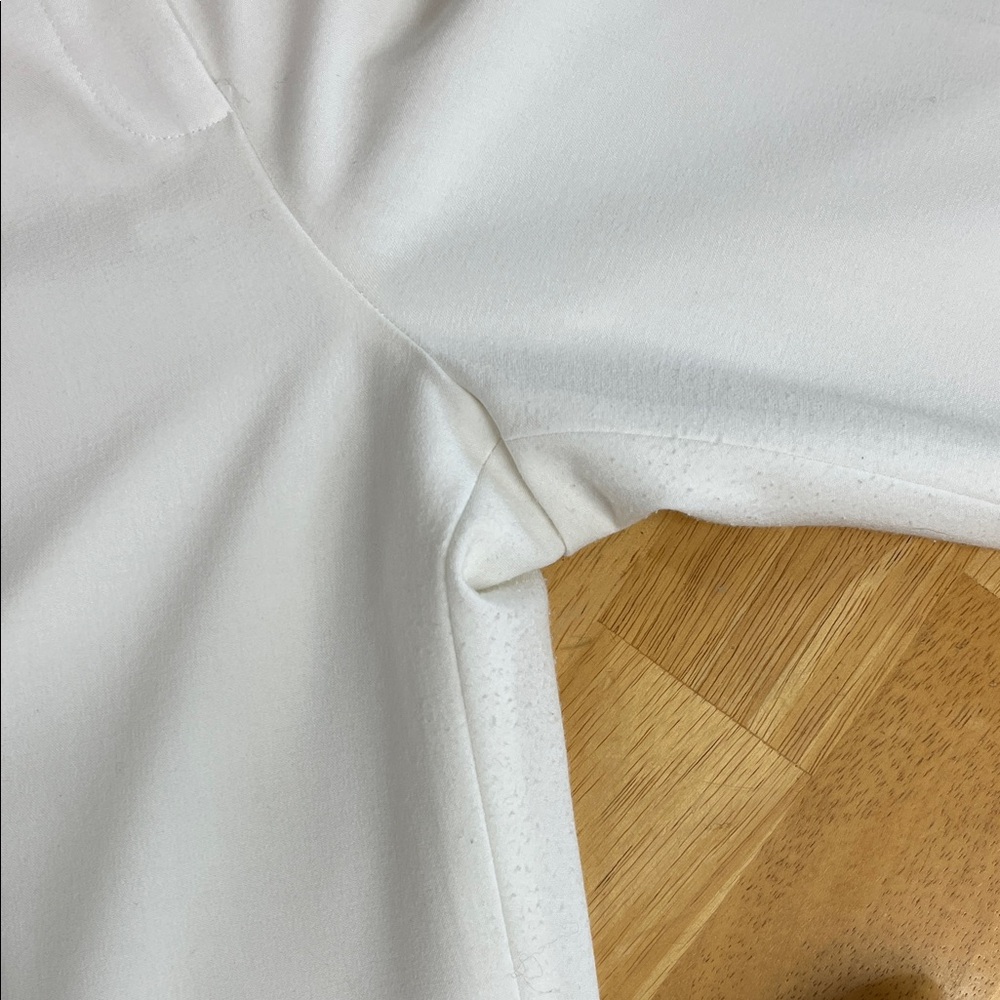 Larry Levine Stretch Elegant Cream Trousers - Size 8 - Picture 10 of 10